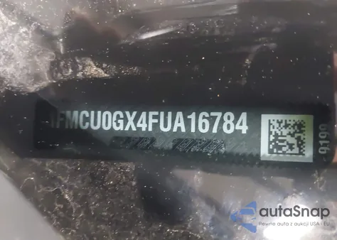 2015 Ford Escape Se z USA, uszkodzony, nr VIN 1FMCU0GX4FUA16784